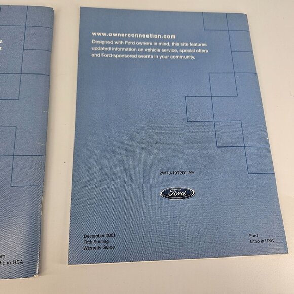 Ford 2003 Escort ZX2 Car Auto Owner Manual User Guide Maintenance Extras Case - Picture 7 of 11